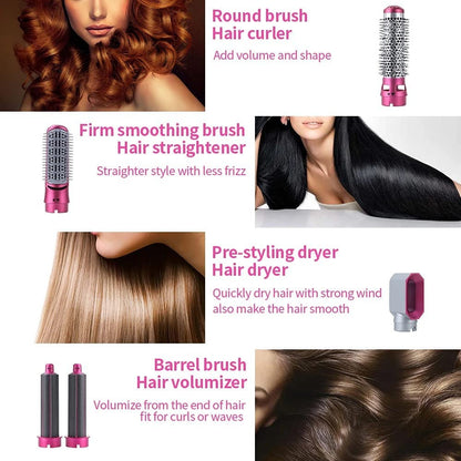 5 In 1 Hot Hair Styling Brush